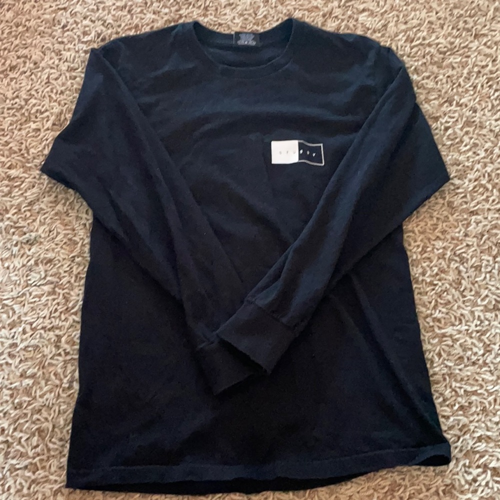 BLACK STUSSY LONGSLEEVE